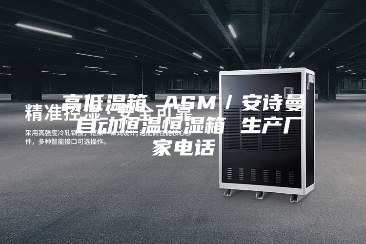 高低温箱 ASM／安诗曼 自动恒温恒湿箱 生产厂家电话