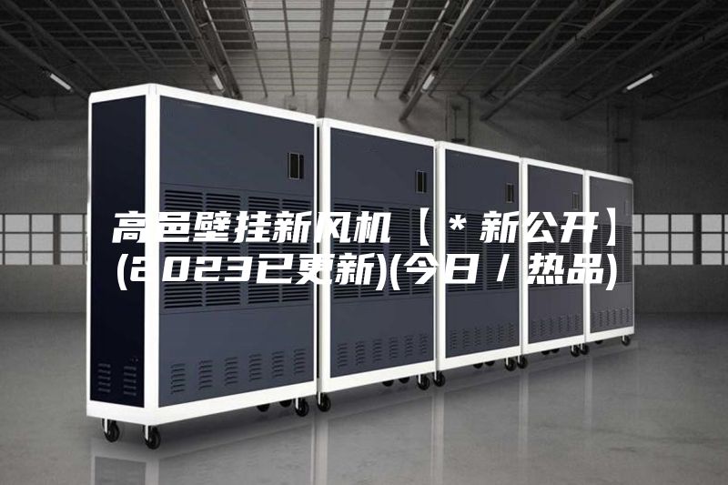 高邑壁挂新风机【＊新公开】(2023已更新)(今日／热品)