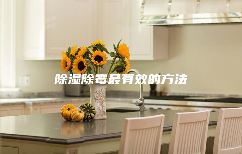 除湿除霉最有效的方法
