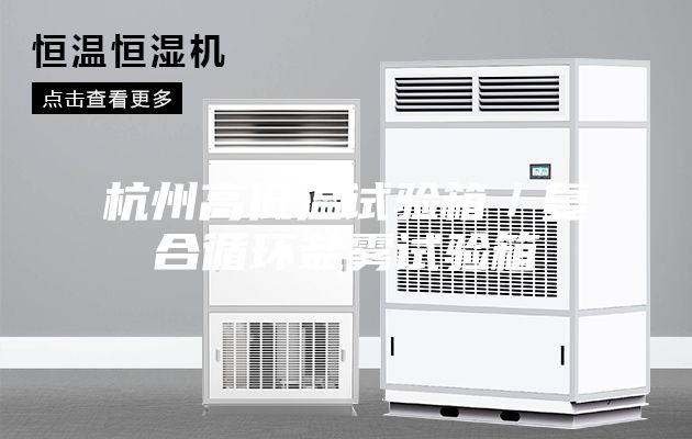 杭州高低温试验箱／复合循环盐雾试验箱