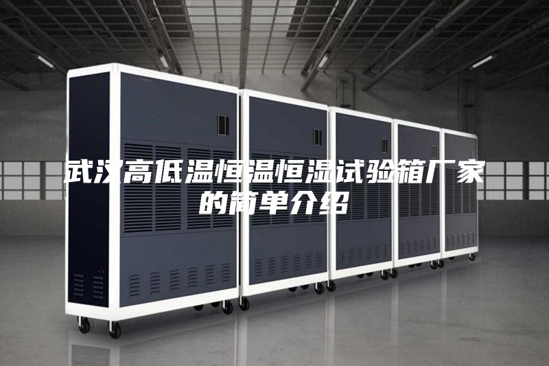 武汉高低温恒温恒湿试验箱厂家的简单介绍