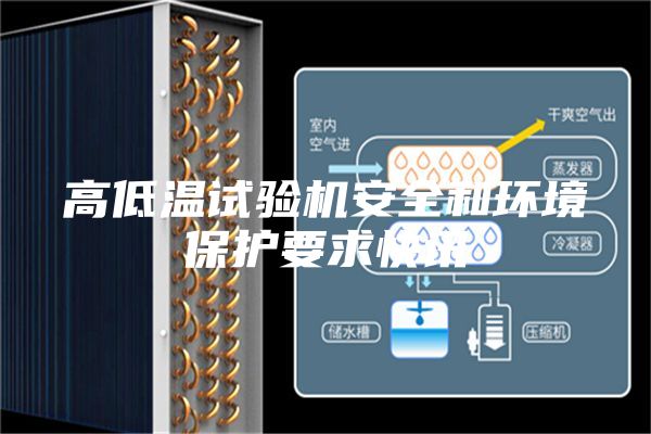 高低温试验机安全和环境保护要求快讯