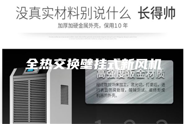 全热交换壁挂式新风机
