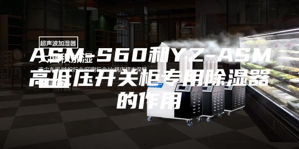 ASM-S60和YZ-ASM高低压开关柜专用除湿器的作用