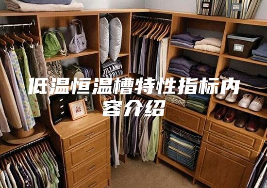 低温恒温槽特性指标内容介绍