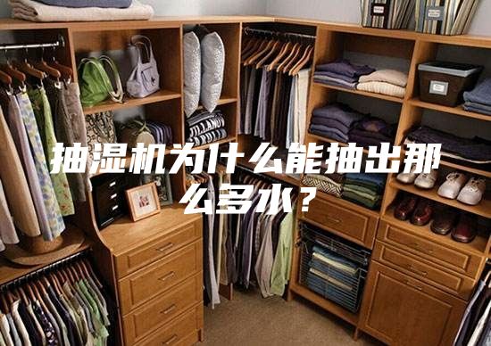 抽湿机为什么能抽出那么多水？