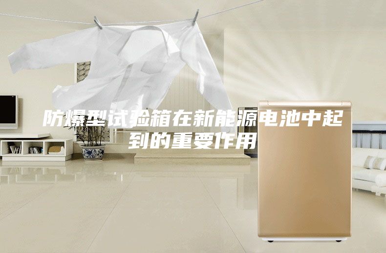 防爆型试验箱在新能源电池中起到的重要作用