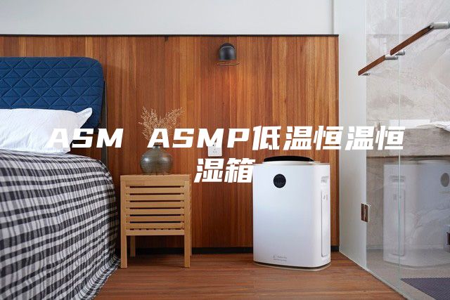ASM ASMP低温恒温恒湿箱