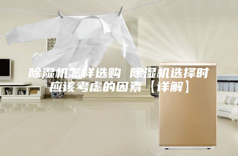 除湿机怎样选购 除湿机选择时应该考虑的因素【详解】