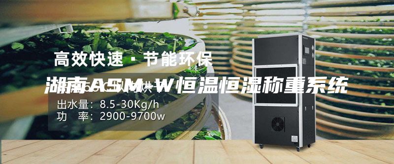 湖南ASM-W恒温恒湿称重系统