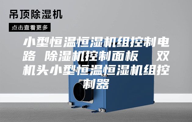 小型恒温恒湿机组控制电路 除湿机控制面板  双机头小型恒温恒湿机组控制器