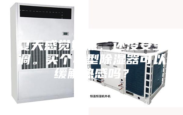 夏天感觉好热，还没安空调。买个小型除湿器可以缓解热感吗？