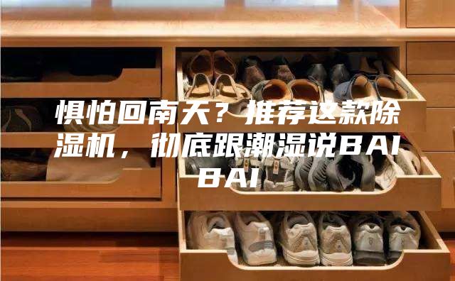 惧怕回南天？推荐这款除湿机，彻底跟潮湿说BAIBAI