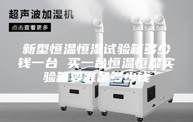 新型恒温恒湿试验箱多少钱一台 买一台恒温恒湿实验箱要准备多少钱
