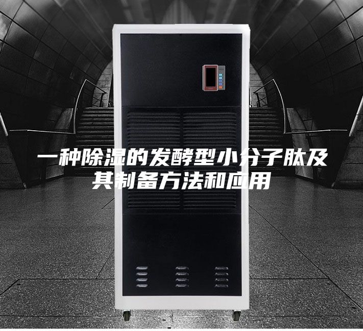 一种除湿的发酵型小分子肽及其制备方法和应用