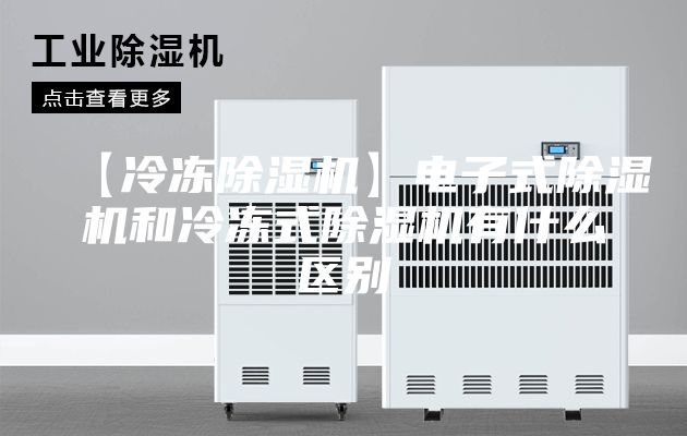 【冷冻除湿机】电子式除湿机和冷冻式除湿机有什么区别