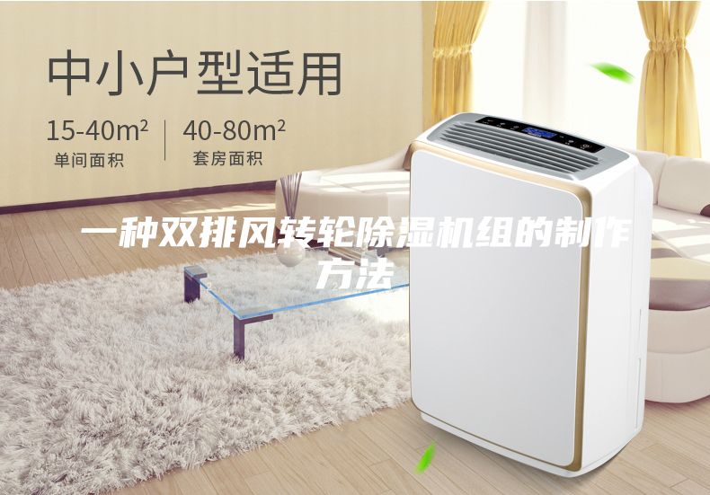 一种双排风转轮除湿机组的制作方法