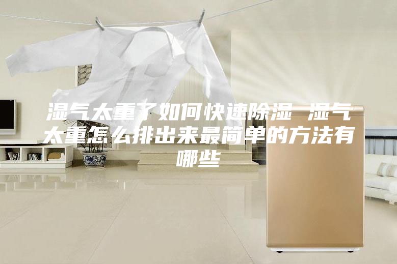 湿气太重了如何快速除湿 湿气太重怎么排出来最简单的方法有哪些
