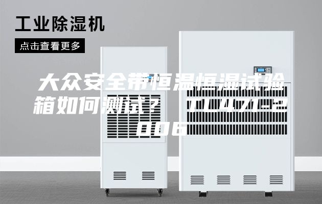 大众安全带恒温恒湿试验箱如何测试？ TL471-2006