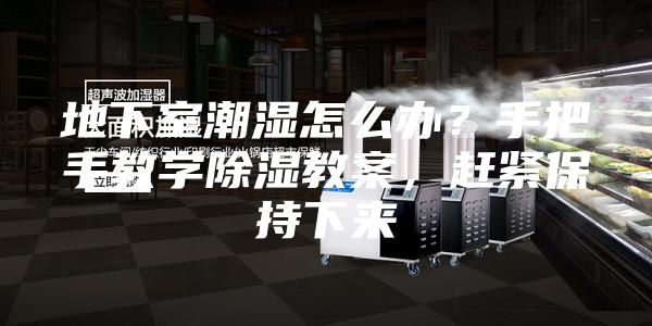 地下室潮湿怎么办？手把手教学除湿教案，赶紧保持下来
