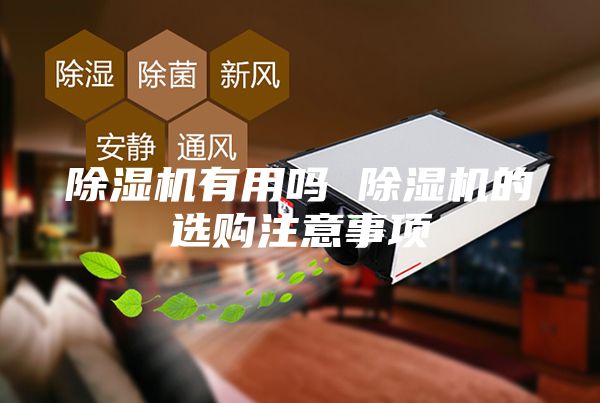 除湿机有用吗 除湿机的选购注意事项