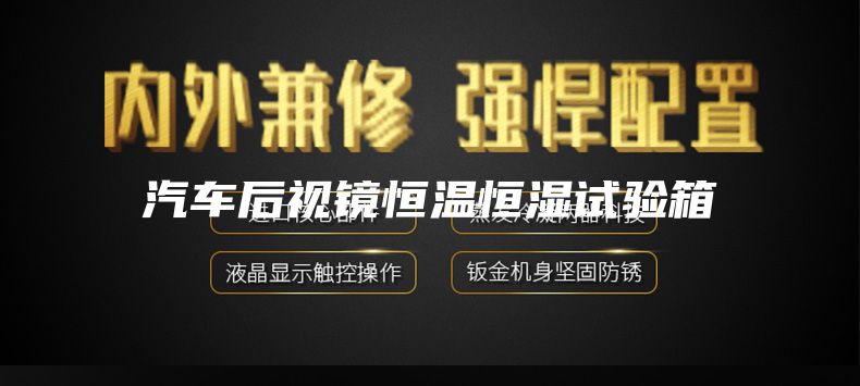 汽车后视镜恒温恒湿试验箱