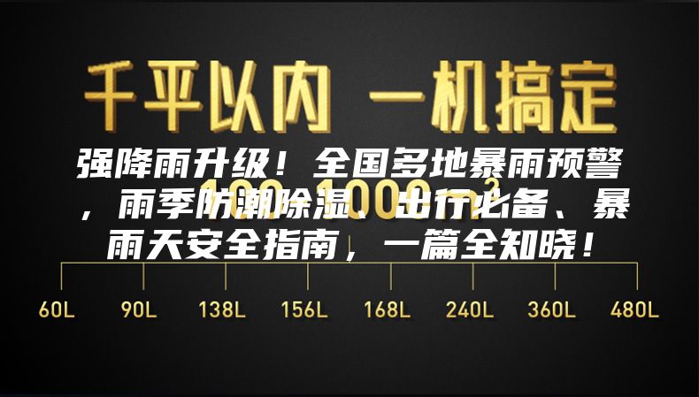 强降雨升级！全国多地暴雨预警，雨季防潮除湿、出行必备、暴雨天安全指南，一篇全知晓！