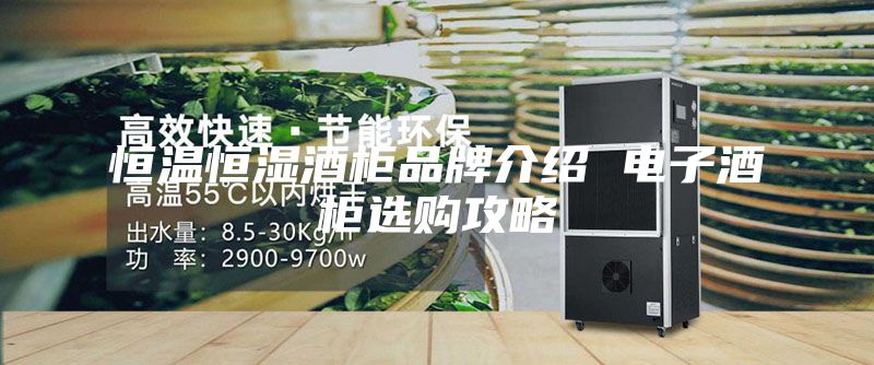 恒温恒湿酒柜品牌介绍 电子酒柜选购攻略