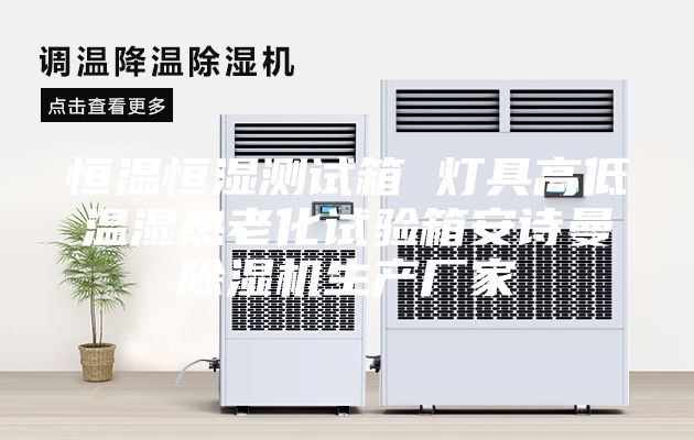 恒温恒湿测试箱 灯具高低温湿热老化试验箱安诗曼除湿机生产厂家