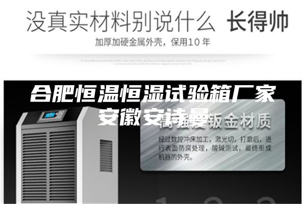 合肥恒温恒湿试验箱厂家安徽安诗曼