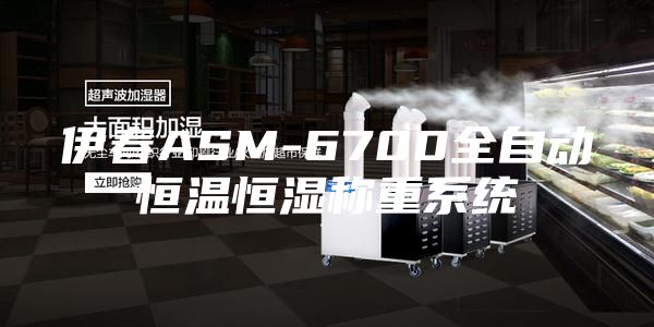 伊春ASM-6700全自动恒温恒湿称重系统