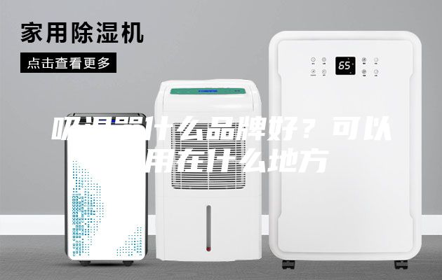 吸湿器什么品牌好？可以应用在什么地方