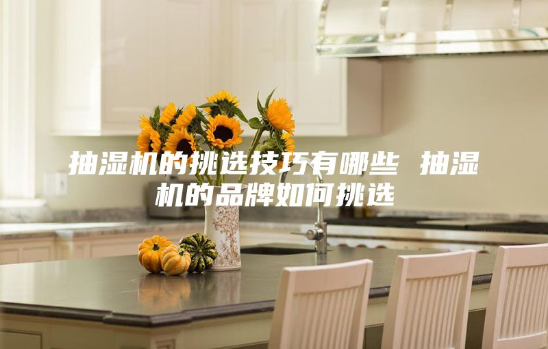抽湿机的挑选技巧有哪些 抽湿机的品牌如何挑选