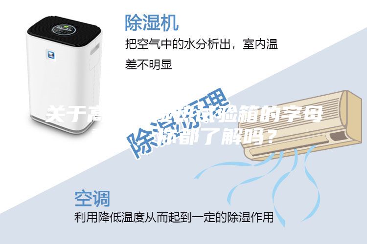 关于高低温湿热试验箱的字母意义，你都了解吗？