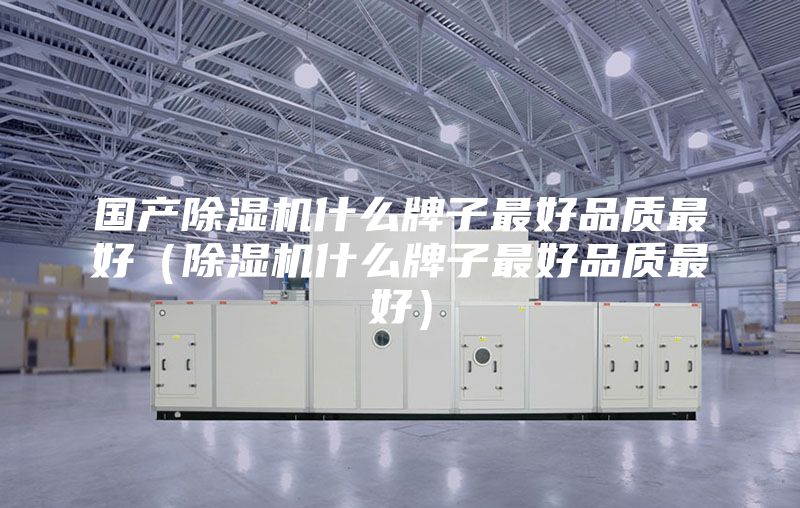 国产除湿机什么牌子最好品质最好（除湿机什么牌子最好品质最好）
