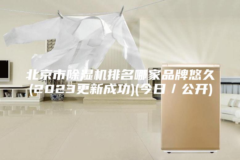 北京市除湿机排名哪家品牌悠久(2023更新成功)(今日／公开)