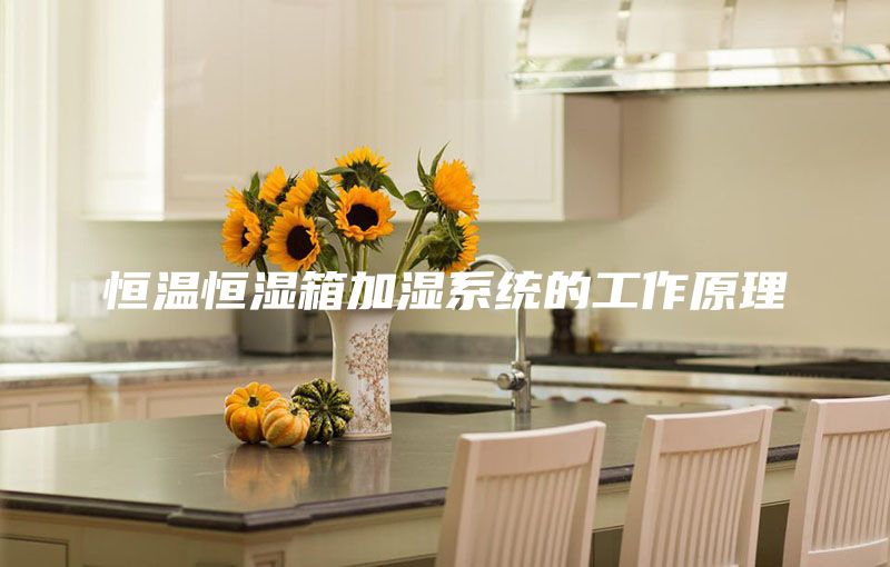 恒温恒湿箱加湿系统的工作原理