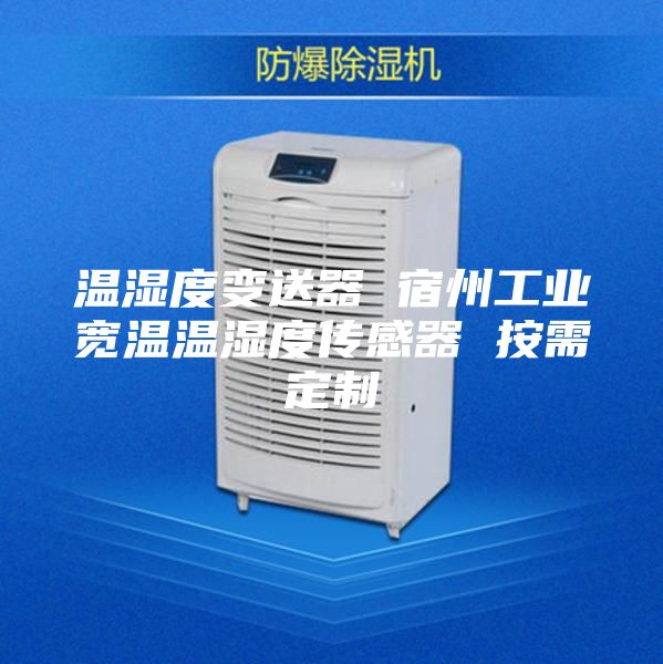 温湿度变送器 宿州工业宽温温湿度传感器 按需定制