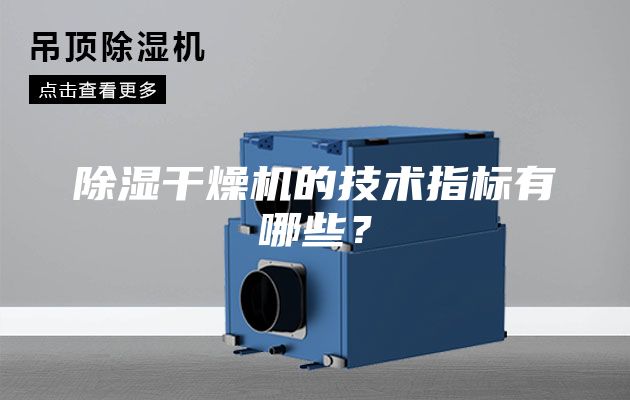 除湿干燥机的技术指标有哪些？