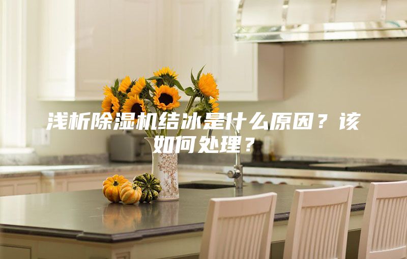 浅析除湿机结冰是什么原因？该如何处理？