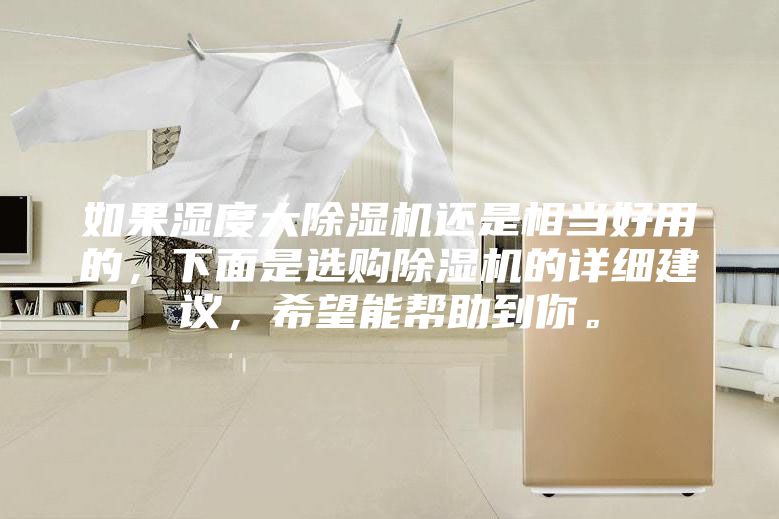 如果湿度大除湿机还是相当好用的，下面是选购除湿机的详细建议，希望能帮助到你。