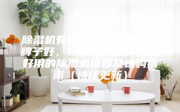 除湿机有用吗？除湿机哪个牌子好，2023年回南天超好用的除湿机推荐及选购指南（持续更新）