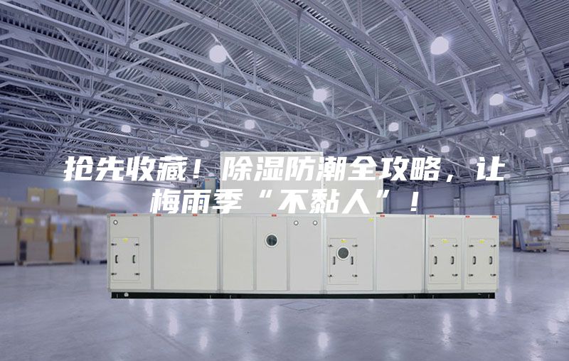 抢先收藏！除湿防潮全攻略，让梅雨季“不黏人”！