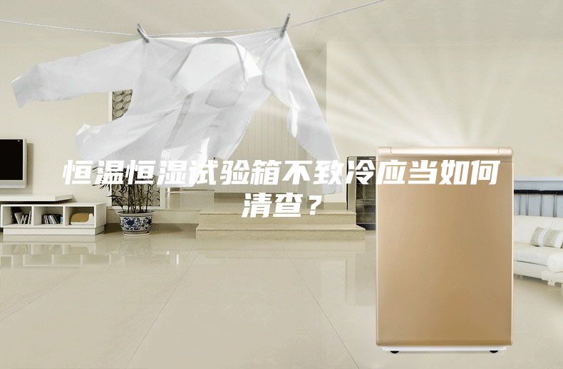 恒温恒湿试验箱不致冷应当如何清查？