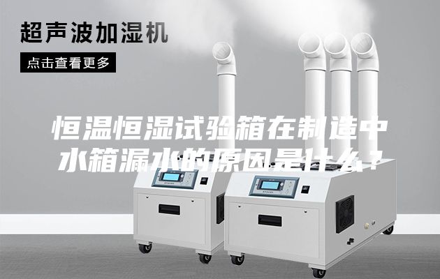 恒温恒湿试验箱在制造中水箱漏水的原因是什么？