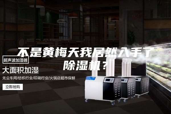 不是黄梅天我居然入手了除湿机？
