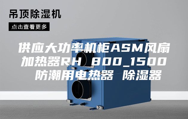 供应大功率机柜ASM风扇加热器RH 800_1500 防潮用电热器 除湿器