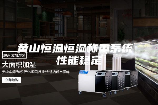 黄山恒温恒湿称重系统 性能稳定