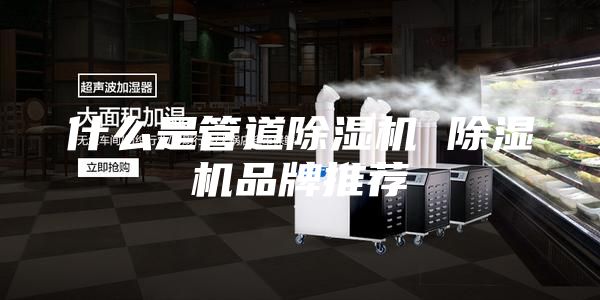 什么是管道除湿机 除湿机品牌推荐