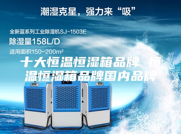 十大恒温恒湿箱品牌 恒温恒湿箱品牌国内品牌